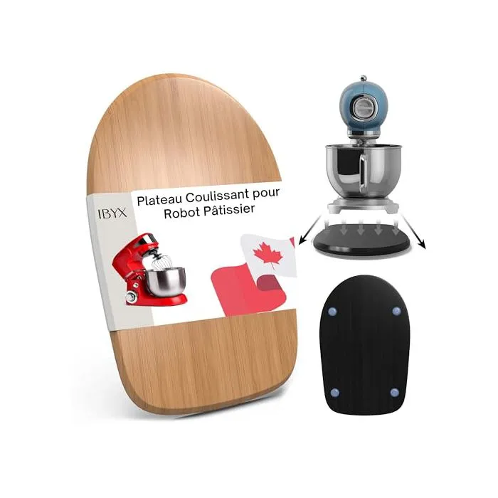 Plateau Coulissant en Bambou Compatible avec Robot Pâtissier KitchenAid 4 3 L - Support à roulettes pour Électroménager - Roulant Reconditionné N/A reconditionné disponible sur Cdiscount Seconde Vie