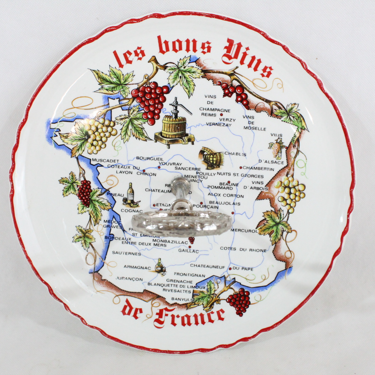 Voir photo 2 de plateau de fromage français vintage plateau de fromage français vintage Bon état reconditionné photo 2