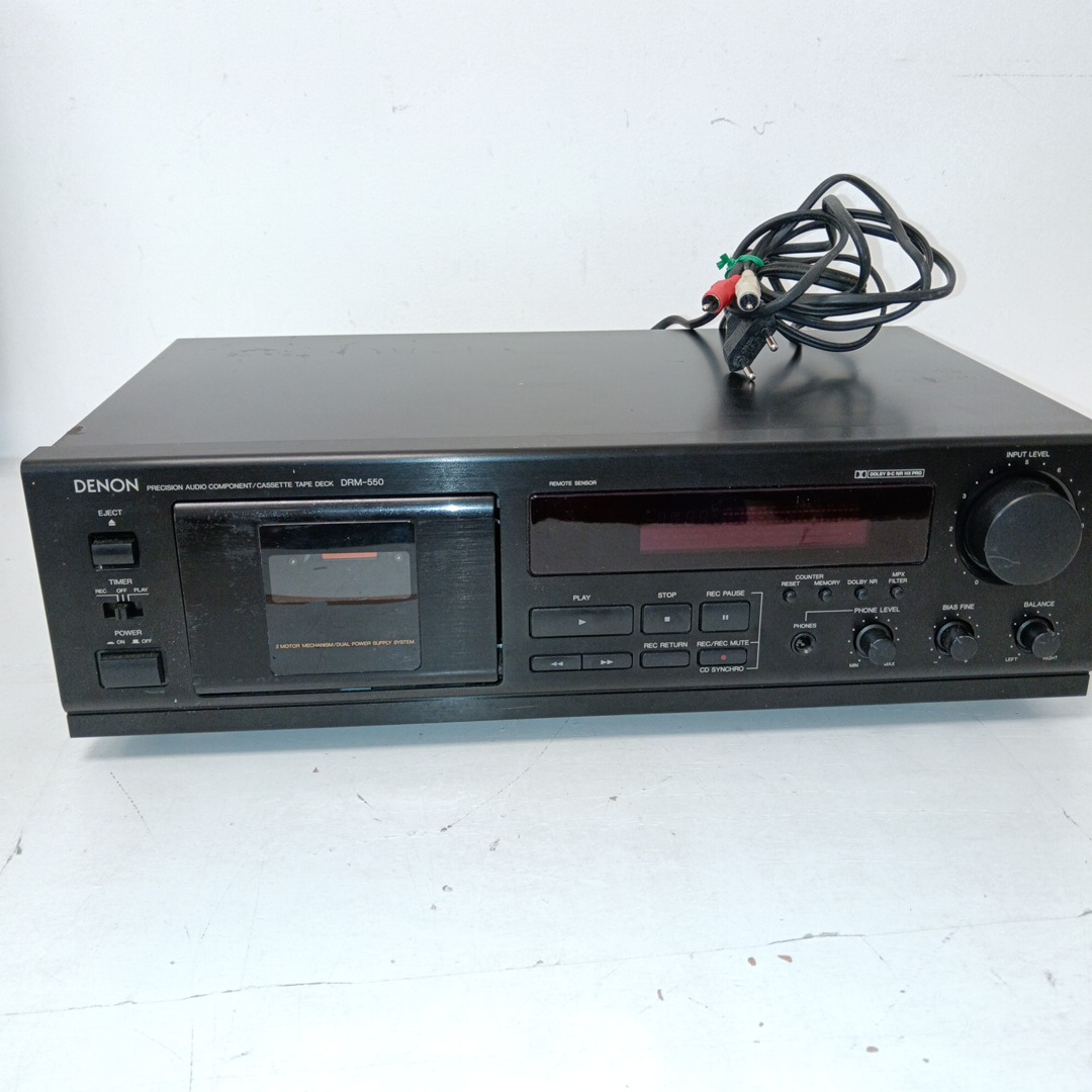 Voir photo 2 de Platine cassette stéréo vintage Denon DRM-550 | Dero Platine cassette stéréo vintage Denon DRM-550 Très bon état reconditionné photo 2 | Dero