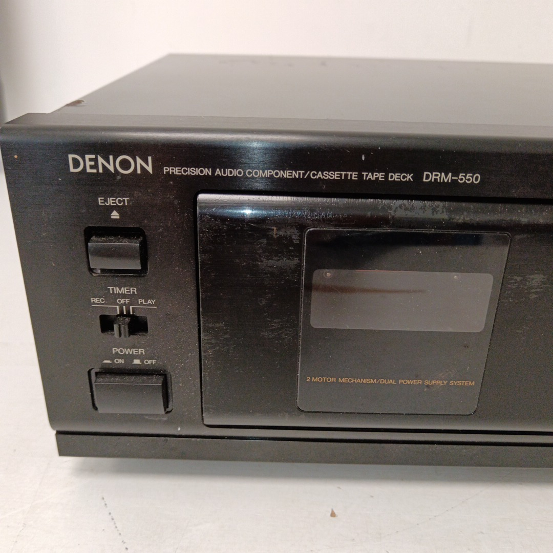 Voir photo 4 de Platine cassette stéréo vintage Denon DRM-550 | Dero Platine cassette stéréo vintage Denon DRM-550 Très bon état reconditionné photo 4 | Dero