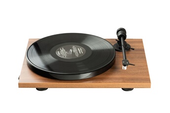 Platine vinyle E1 Noyer Mat cellule AT3600L Bon état Pro-Ject reconditionné disponible sur Darty