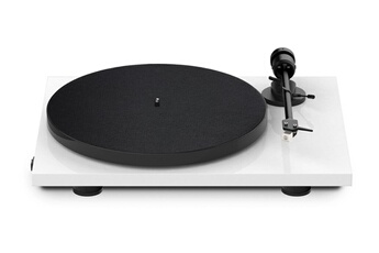 Platine vinyle E1 Phono Blanc mat Bon état Pro-Ject reconditionné disponible sur Darty