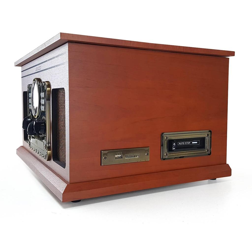 Voir photo 2 de Platine Vinyle Ledwood Stereo Vintage LDCSTP04 | Dero Platine Vinyle Ledwood Stereo Vintage LDCSTP04 Reconditionné N/A reconditionné photo 2 | Dero