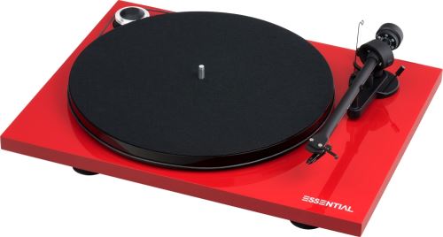 Platine vinyle Pro-Ject Essential 3 OM10 Audiophile Rouge État correct Pro-Ject reconditionné disponible sur Fnac
