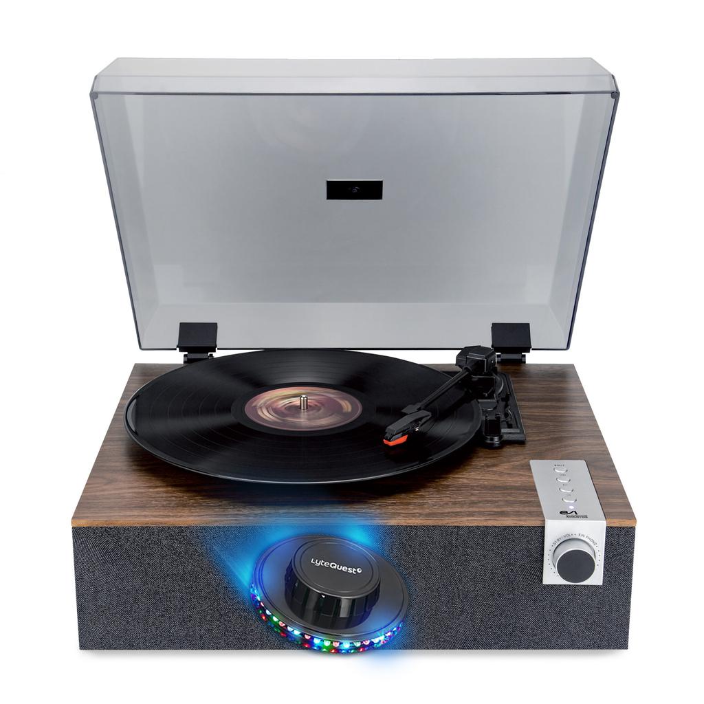 Platine Vinyle Tourne-disque Vinyle Evidence Acoustics EA-PL200-WOOD Haut-parleurs intégrés 40W PMPO - 33, 45 et 78 tours - Bluetooth, OVNI LED Reconditionné - 119,99 € Platine Vinyle Tourne-disque Vinyle Evidence Acoustics EA-PL200-WOOD Haut-parleurs intégrés 40W PMPO - 33, 45 et 78 tours - Bluetooth, OVNI LED Reconditionné Evidence Acoustics reconditionné disponible sur Backmarket