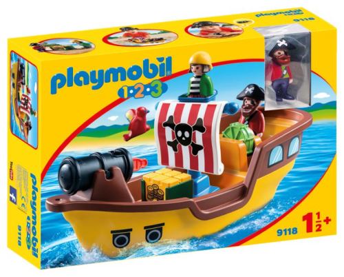 Playmobil 1.2.3 9118 Bâteau de pirates État correct Playmobil reconditionné disponible sur Fnac