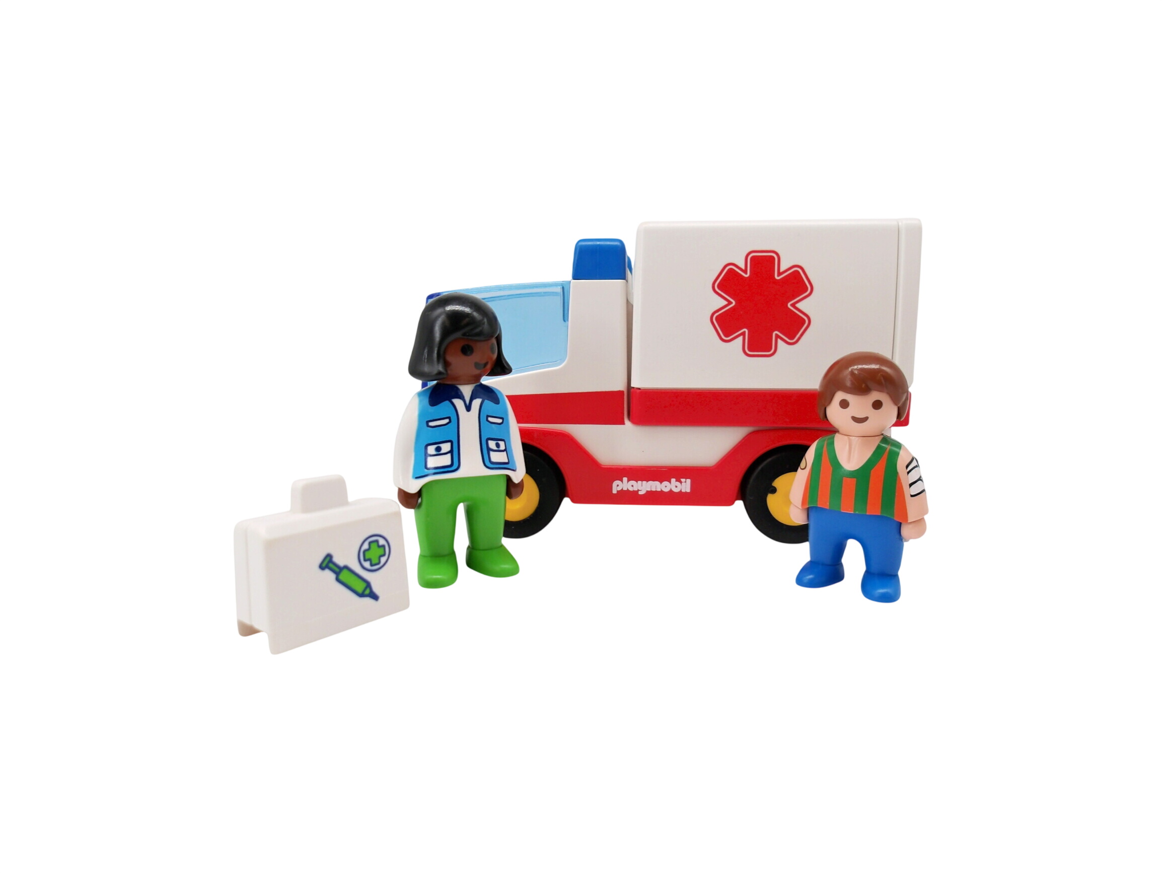 Acheter Playmobil 1.2.3. - Ambulance - Set 9122 Bon état - 11,90 € Playmobil 1.2.3. - Ambulance - Set 9122 Bon état reconditionné disponible sur Label Emmaüs