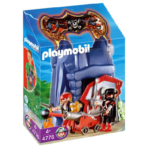Playmobil 4776 Rocher des pirates transportable État correct reconditionné disponible sur Fnac