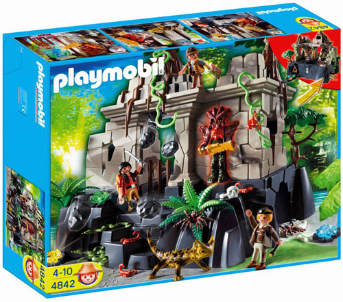 Playmobil 4842 Temple du trésor avec gardiens État correct Playmobil reconditionné disponible sur Fnac