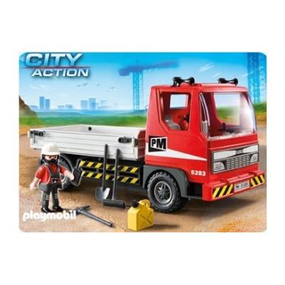 Playmobil 5283 Camion benne avec ouvrier État correct reconditionné disponible sur Fnac