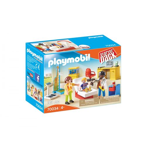 Playmobil 70034 StarterPack Cabinet de pédiatre État correct Playmobil reconditionné disponible sur Fnac