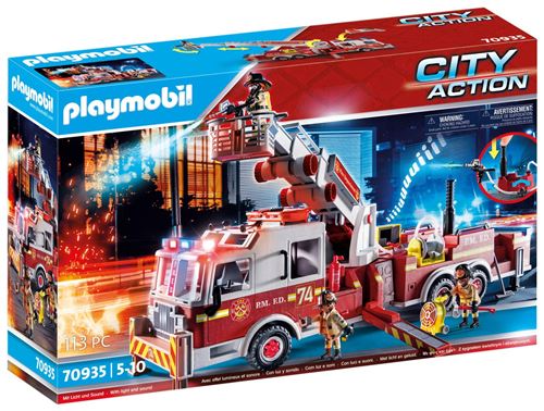 Playmobil 70935 Camion de pompiers avec échelle État correct reconditionné disponible sur Fnac