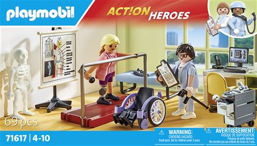 Playmobil Action Heroes 71617 Atelier de kinésithérapie État correct Playmobil reconditionné disponible sur Fnac