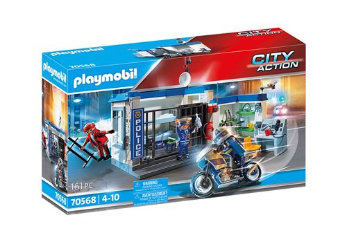 Playmobil City Action 70568 Police Poste de police et cambrioleur État correct Playmobil reconditionné disponible sur Fnac
