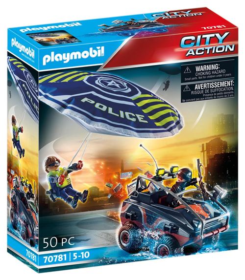 Playmobil City Action 70781 Parachutiste quad bandits État correct Playmobil reconditionné disponible sur Fnac