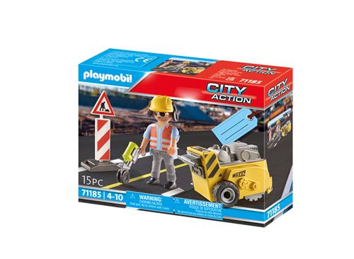 Acheter Playmobil City Action 71185 Ouvrier avec scie de sol État correct - 16,00 € Playmobil City Action 71185 Ouvrier avec scie de sol État correct reconditionné disponible sur Fnac