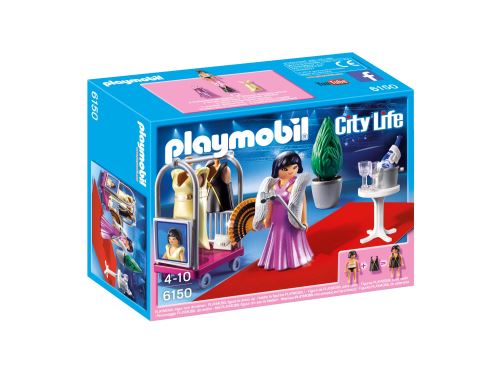 Playmobil City Life 6150 Top modèle avec tenues de soirée État correct Playmobil reconditionné disponible sur Fnac