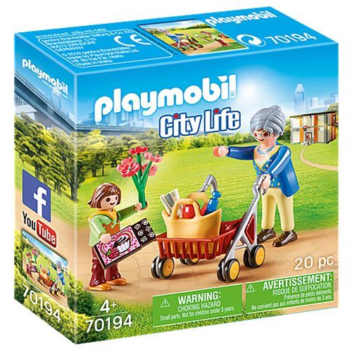 Playmobil City Life 70194 Petite fille et grand-mère État correct Playmobil reconditionné disponible sur Fnac