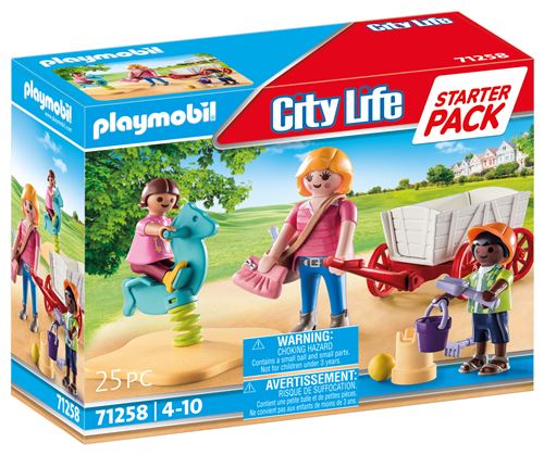 Playmobil City Life 71258 Starter Pack Nourrice avec enfants État correct Playmobil reconditionné disponible sur Fnac
