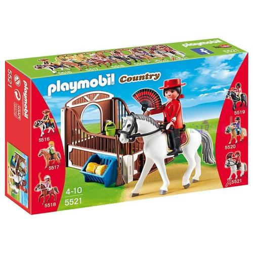 Playmobil Country 5521 Cheval Andalou et Ecuyère État correct reconditionné disponible sur Fnac