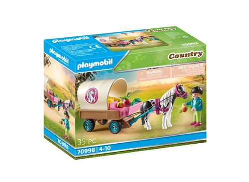 Playmobil Country 70998 Carriole avec enfant et poney État correct reconditionné disponible sur Fnac