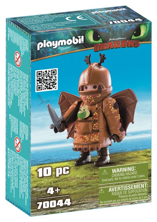 Playmobil Dragons 70044 Varek en combinaison de vol État correct Playmobil reconditionné disponible sur Fnac