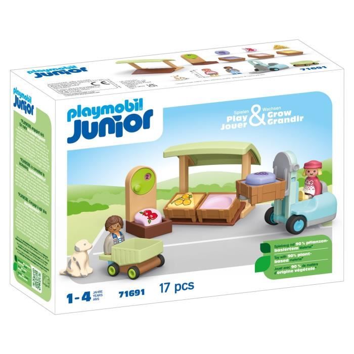 PLAYMOBIL Junior 71691 Etal fruits légumes bio, Des 12 mois - Excellent état Parfait état reconditionné disponible sur Pixmania