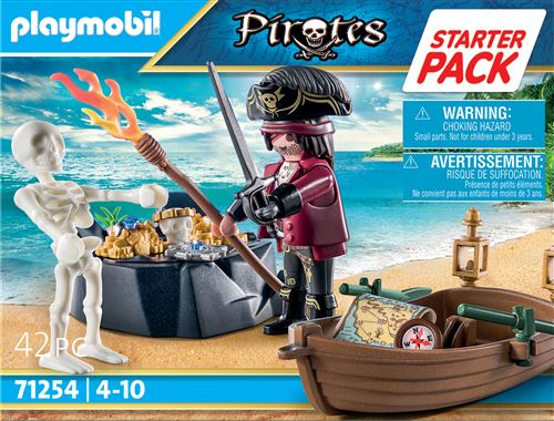 Playmobil Pirates 71254 Starter Pack Pirate et barque État correct reconditionné disponible sur Fnac