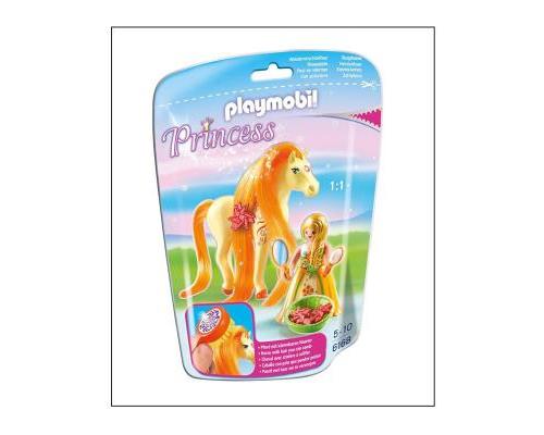 Playmobil Princess 6168 Princesse Mimosa avec cheval à coiffer État correct reconditionné disponible sur Fnac