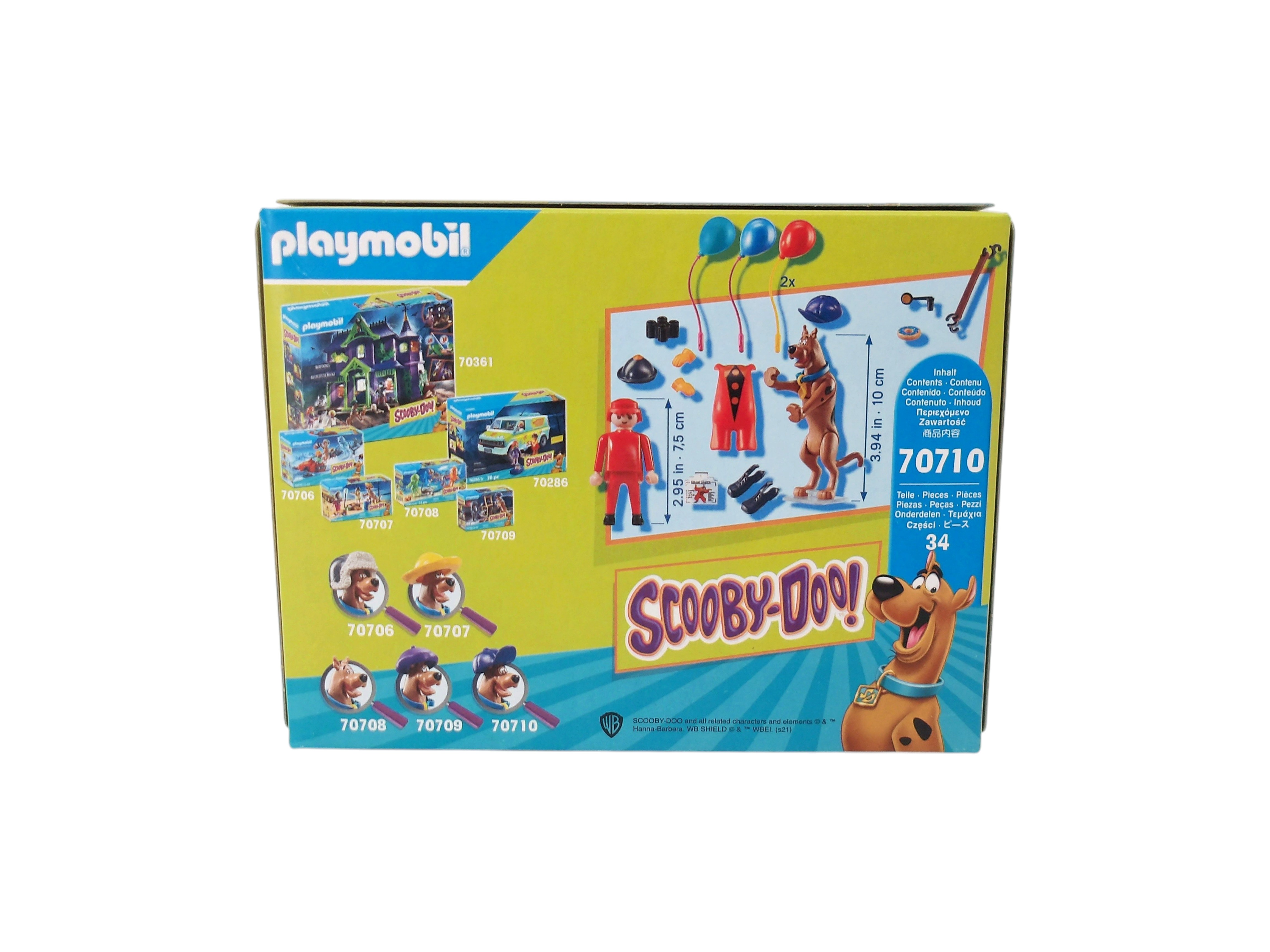 Voir photo 3 de Playmobil - Scooby-Doo avec Fantôme du clown - Set 70710 Playmobil - Scooby-Doo avec Fantôme du clown - Set 70710 Parfait état reconditionné photo 3