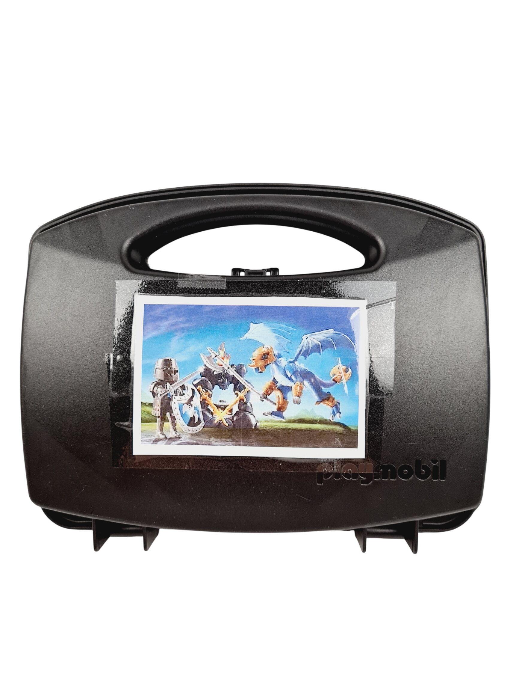 Acheter Playmobil - Valise avec figurine chevaliers et dragons - Dès 4 ans Bon état - 10,00 € Playmobil - Valise avec figurine chevaliers et dragons - Dès 4 ans Bon état reconditionné disponible sur Label Emmaüs