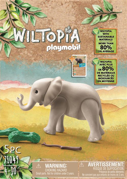 Acheter Playmobil Wiltopia 71049 Eléphanteau État correct - 17,90 € Playmobil Wiltopia 71049 Eléphanteau État correct Playmobil reconditionné disponible sur Fnac