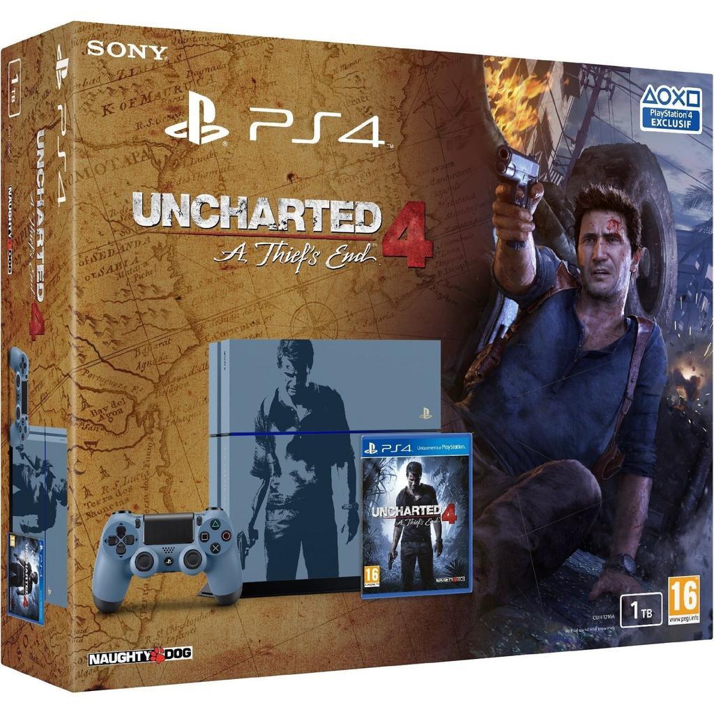 PlayStation 4 1000GB - Gris - Edition limitée Uncharted 4 + Uncharted 4 Reconditionné Sony reconditionné disponible sur Backmarket