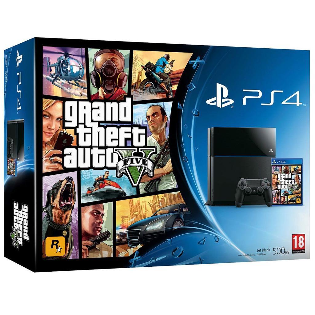 PlayStation 4 500GB - Noir + Grand Theft Auto V Reconditionné - 199,00 € PlayStation 4 500GB - Noir + Grand Theft Auto V Reconditionné Sony reconditionné disponible sur Backmarket | Dero