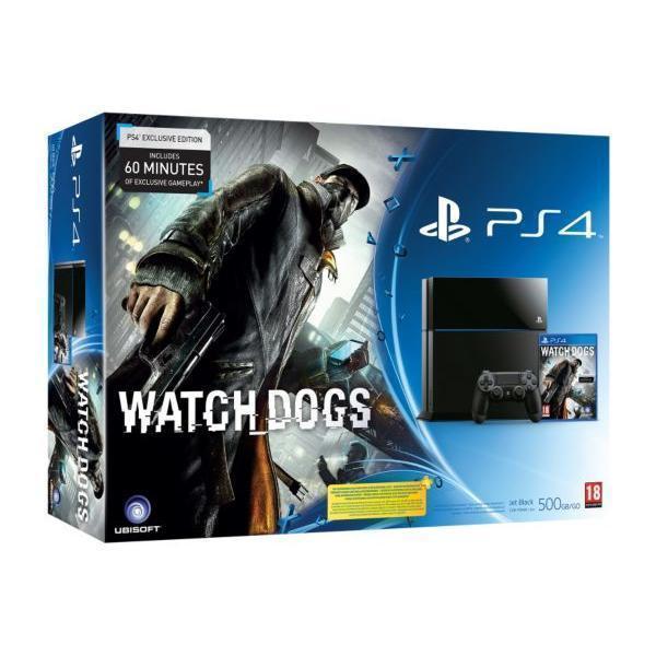 PlayStation 4 500GB - Noir + Watch Dogs Reconditionné - 186,04 € PlayStation 4 500GB - Noir + Watch Dogs Reconditionné Sony reconditionné disponible sur Backmarket