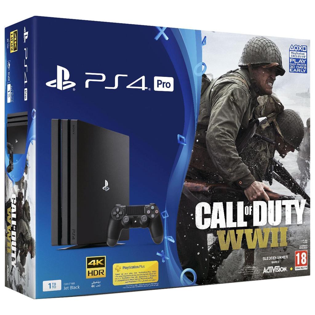 PlayStation 4 Pro 1000GB - Noir + Call of Duty: WWII Reconditionné - 289,16 € PlayStation 4 Pro 1000GB - Noir + Call of Duty: WWII Reconditionné Sony reconditionné disponible sur Backmarket