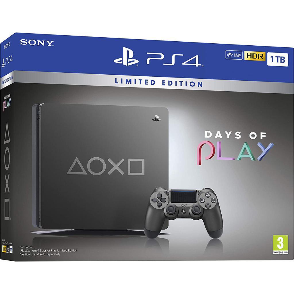 Acheter PlayStation 4 Slim 1000GB - Gris - Edition limitée Days of Play Reconditionné - 299,00 € PlayStation 4 Slim 1000GB - Gris - Edition limitée Days of Play Reconditionné Sony reconditionné disponible sur Backmarket