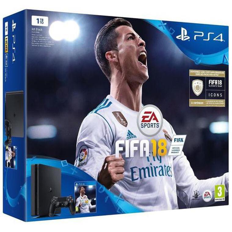 PlayStation 4 Slim 1000GB - Noir + FIFA 18 Reconditionné - 240,00 € PlayStation 4 Slim 1000GB - Noir + FIFA 18 Reconditionné Sony reconditionné disponible sur Backmarket