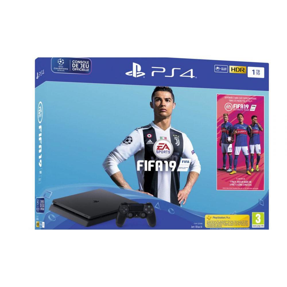PlayStation 4 Slim 1000GB - Noir + FIFA 19 Reconditionné - 182,00 € PlayStation 4 Slim 1000GB - Noir + FIFA 19 Reconditionné Sony reconditionné disponible sur Backmarket