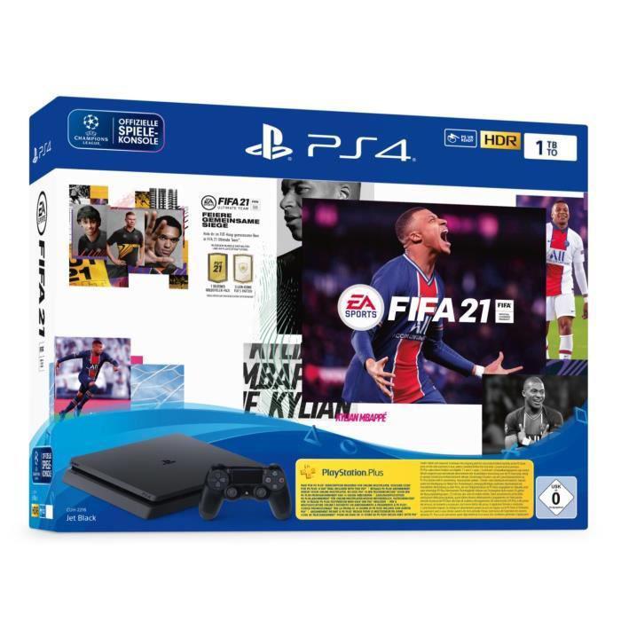PlayStation 4 Slim 1000GB - Noir + FIFA 21 Reconditionné - 194,00 € PlayStation 4 Slim 1000GB - Noir + FIFA 21 Reconditionné Sony reconditionné disponible sur Backmarket