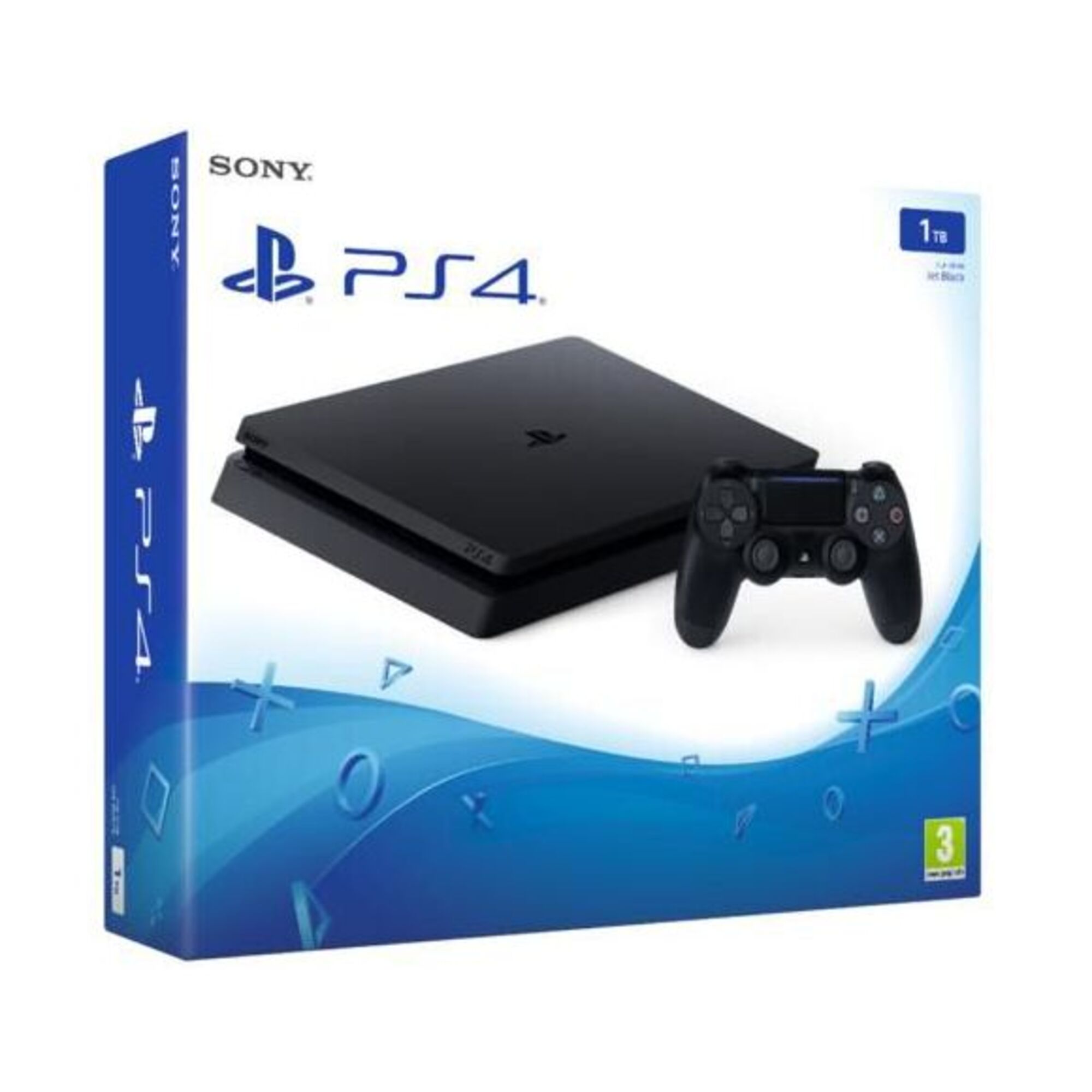 Playstation 4 Slim (1To) noire (PS4) - Excellent état Parfait état Sony reconditionné disponible sur Pixmania