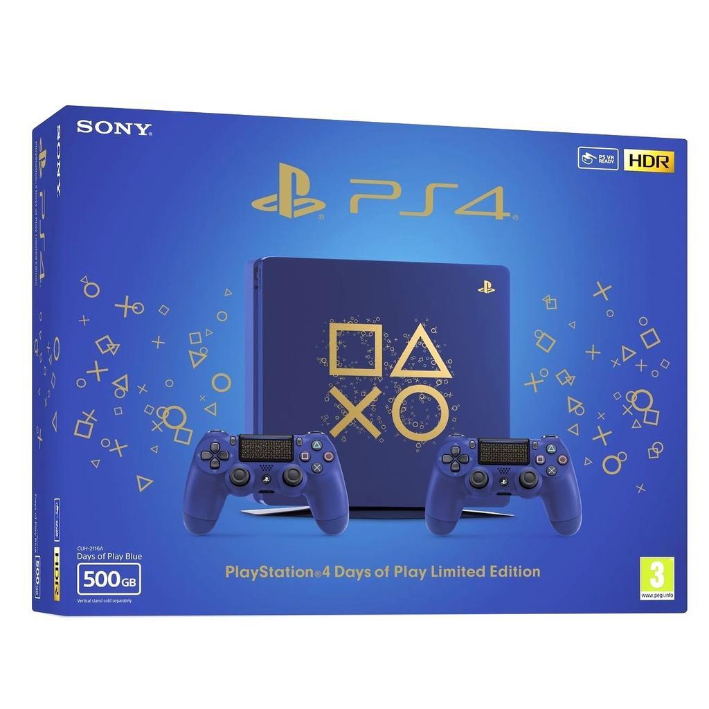 Acheter PlayStation 4 Slim 500GB - Bleu - Edition limitée Days of Play Blue Reconditionné - 249,00 € PlayStation 4 Slim 500GB - Bleu - Edition limitée Days of Play Blue Reconditionné Sony reconditionné disponible sur Backmarket