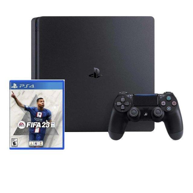 PlayStation 4 Slim 500GB - Noir + FIFA 23 Reconditionné - 188,00 € PlayStation 4 Slim 500GB - Noir + FIFA 23 Reconditionné Sony reconditionné disponible sur Backmarket