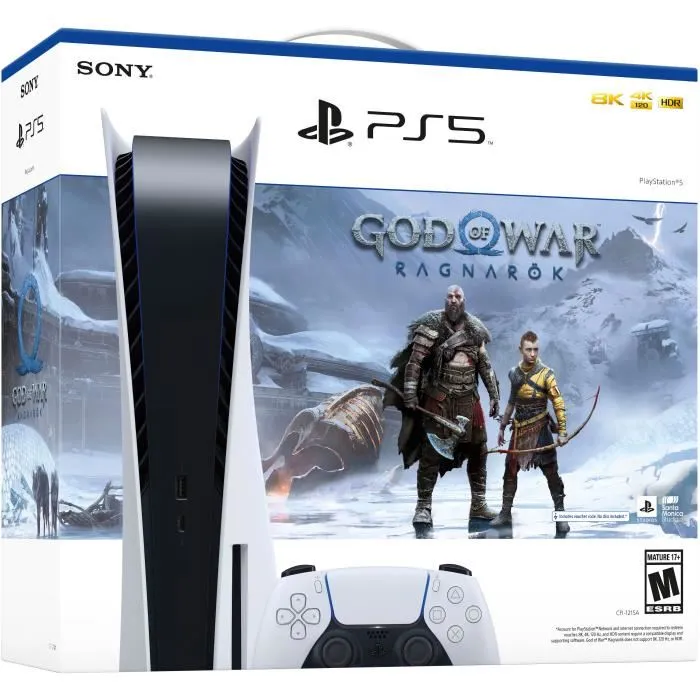 PlayStation 5 Console PS5 (bluray version) + God of War Ragnarok refurbished - 549,99 € PlayStation 5 Console PS5 (bluray version) + God of War Ragnarok refurbished reconditionné disponible sur Cdiscount Seconde Vie
