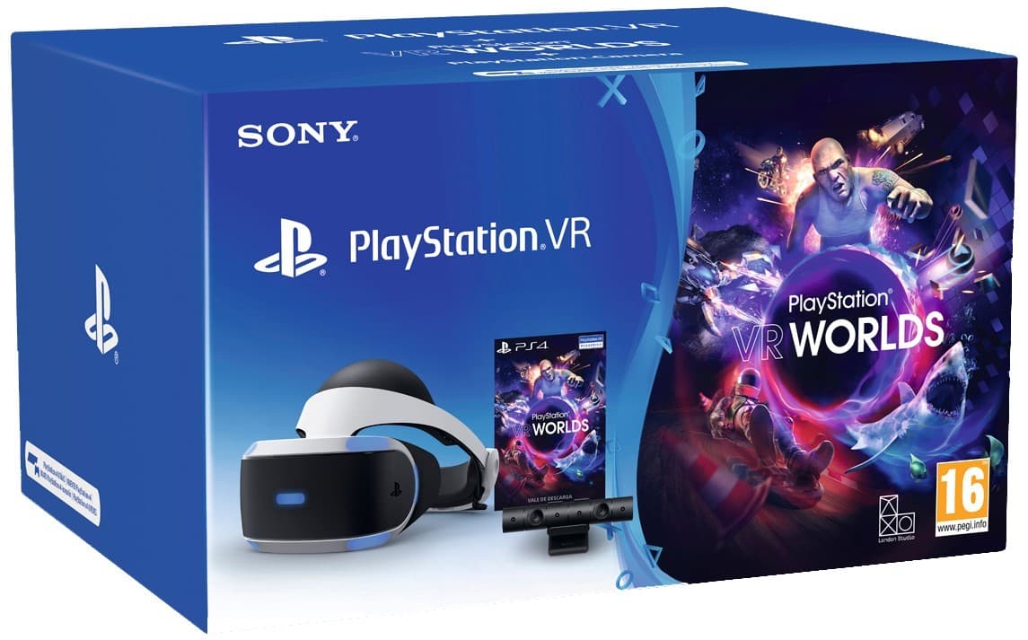 Playstation VR + Caméra PlayStation V2 + Coupon pour jeu PlayStation VR Worlds - Casque de réalité virtuelle Sony - Excellent état Parfait état Sony reconditionné disponible sur Pixmania