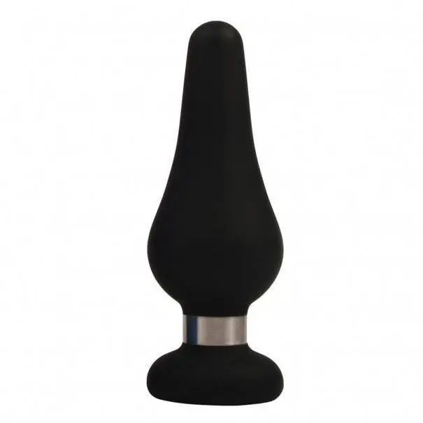 Plug anal silicone avec bague métalique — Parfait état / M reconditionné disponible sur Rejouis | Dero