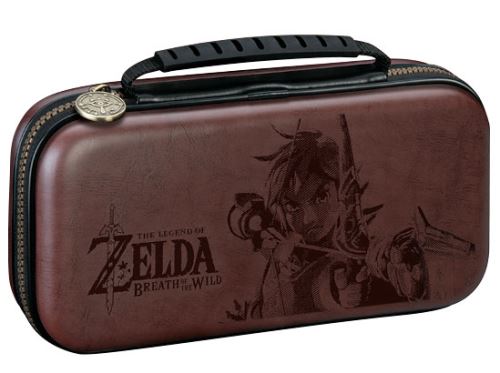 Pochette de transport Deluxe BigBen Zelda Breath of the Wild Marron pour Nintendo Switch Lite État correct reconditionné disponible sur Fnac