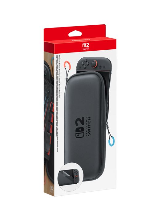 Pochette de transport et protection d’écran Nintendo pour Nintendo Switch 2 Noir État correct Nintendo reconditionné disponible sur Fnac | Dero