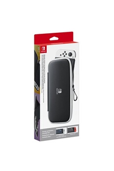 Pochette de transport et protection d'écran pour Switch OLED Noir Très bon état Nintendo reconditionné disponible sur Darty