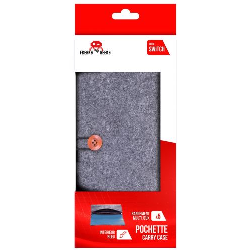 Pochette pour Nintendo Switch Freaks And Geeks Gris foncé et bleu État correct reconditionné disponible sur Fnac